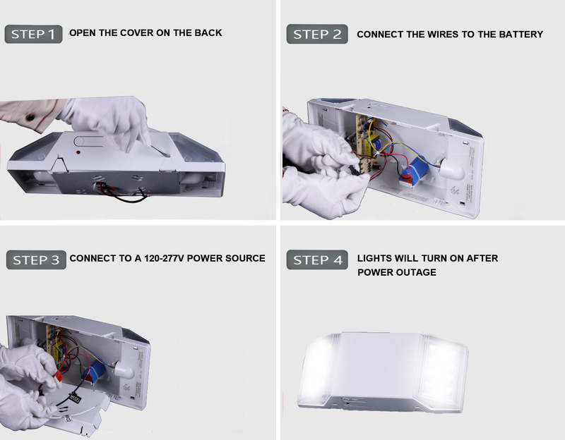 JLEU4-双头LED应急灯（固定灯头）