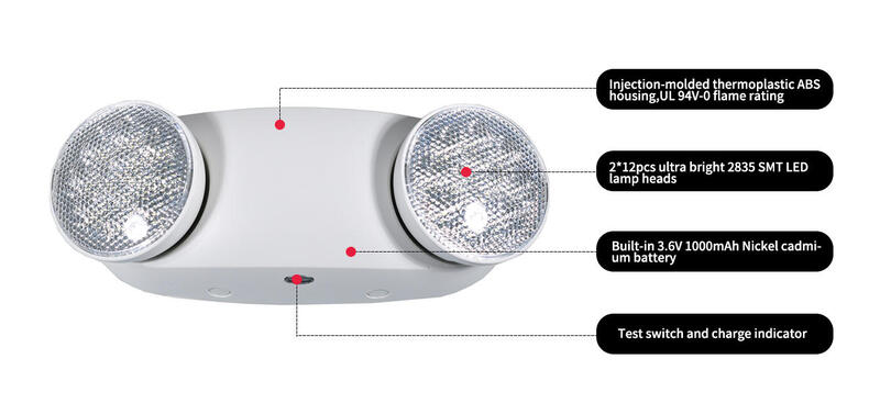 JLEU5-UL认证双头LED应急灯