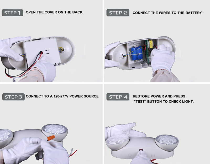 JLEU5-UL认证双头LED应急灯